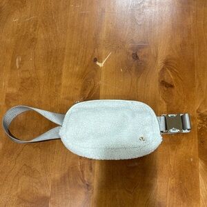 Lululemon Sherpa Cream Belt Bag